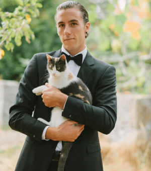 Cat and Groom West Coast Weddings Magazine