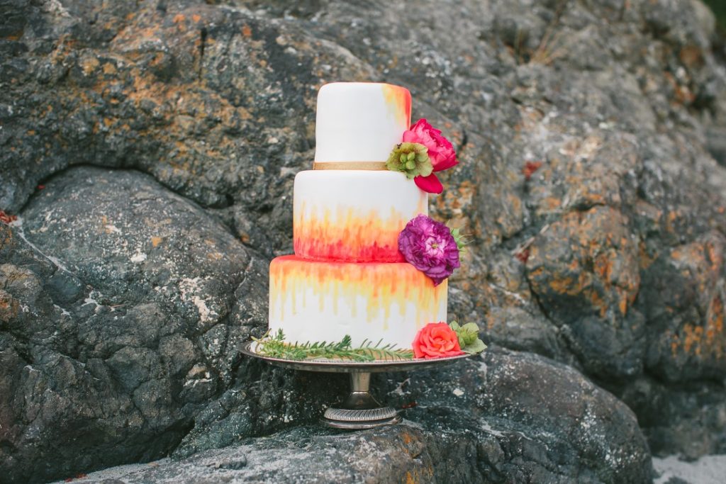 Mexican Inspired Wedding Cake Vancouver Island