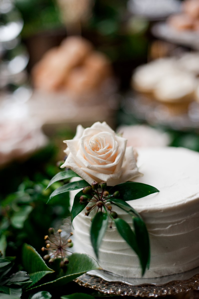 Gorgeous Greenery & Sweet Cakes Tim Hortons Wedding Dessert Table West Coast Weddings Magazine