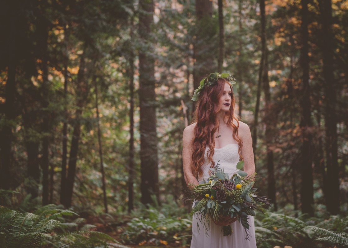 Into the Woods Inspiration Vancouver Island West Coast Weddings Magazine