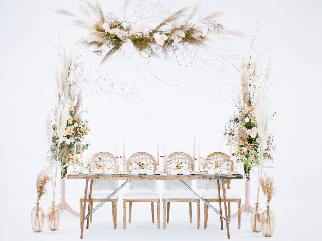 Sweetheart Table for Wedding Reception by Deborah Lee Designs Vancouver