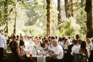 A Forest Wedding Vision Artfully Catered on Vancouver Island