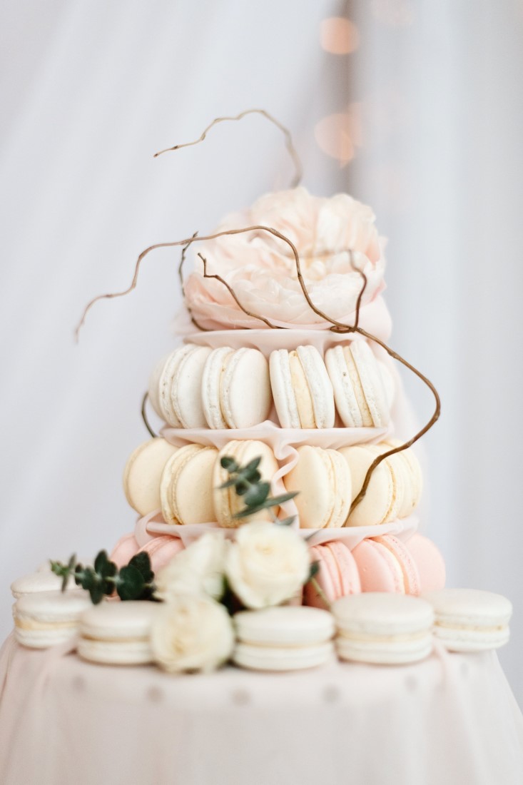 Love Letters Macaron Cake by OMG Macarons 