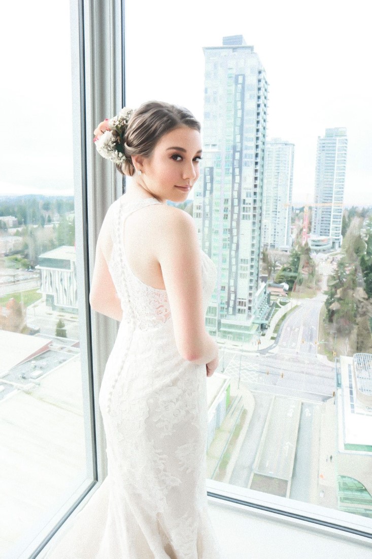 Elka The Makeup Artist Photography Bridal Hair and MUA Bridal Grace and Style High Above Vancouver