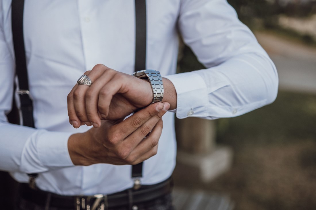 Groom's watch by Azi Manjezi Vancouver