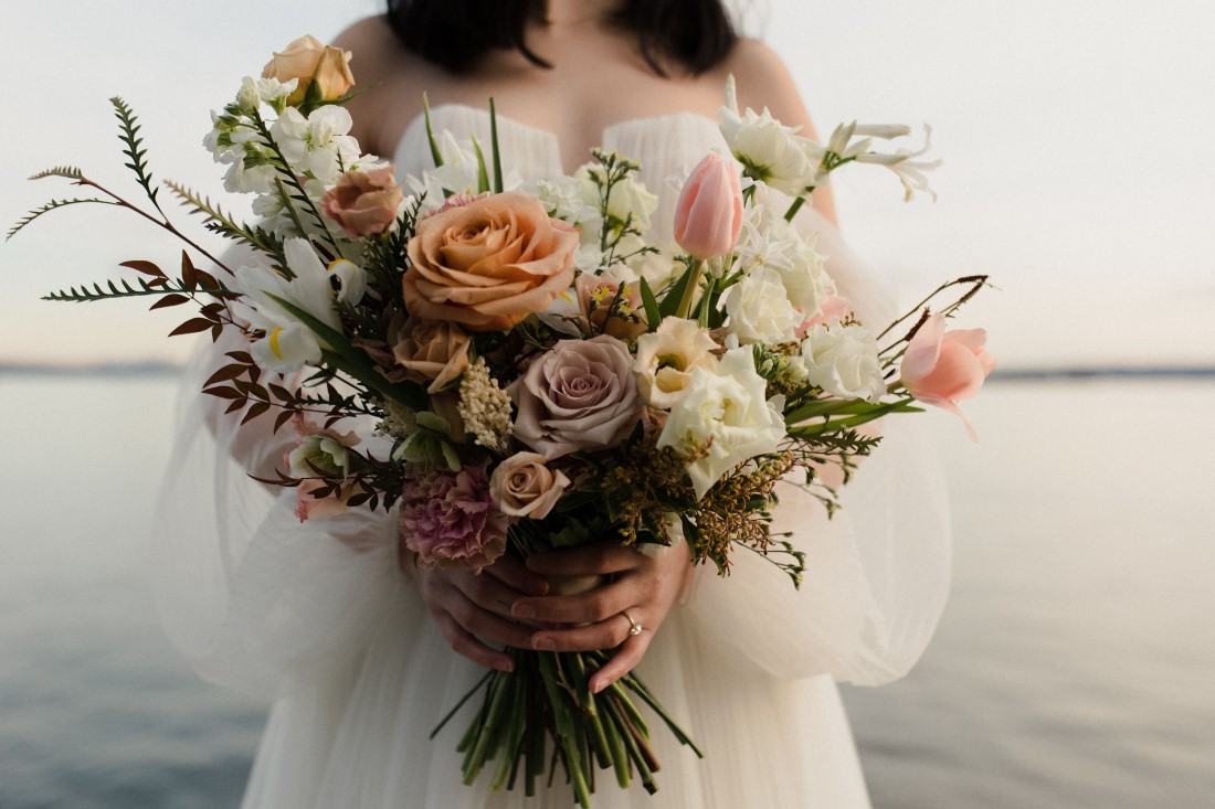 The Augusts Bouquet Seaside in the City Vancouver Wedding Inspiration