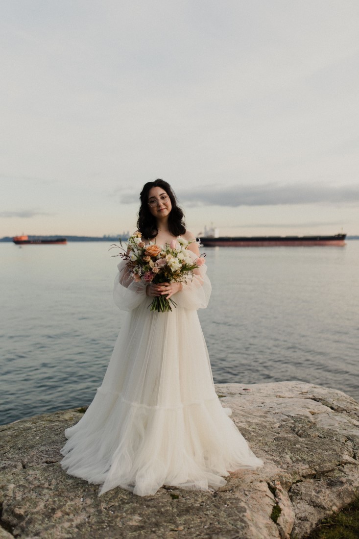 The Augusts Bride Seaside in the City Vancouver Wedding Inspiration
