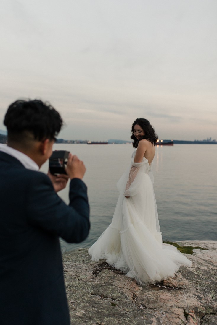 The Augusts Take Picture Seaside in the City Vancouver Wedding Inspiration