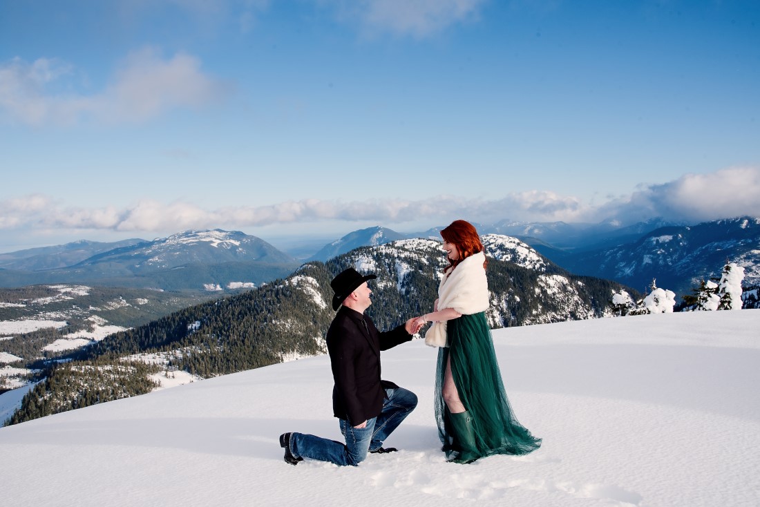 Proposal on Vancouver Island snowy mountain 