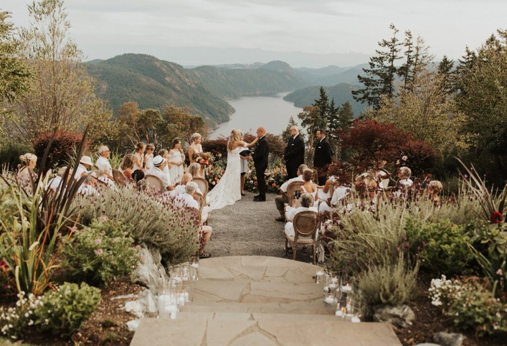 Dreamy Mountain Vows for Kristee + Travis at Villa Eyrie