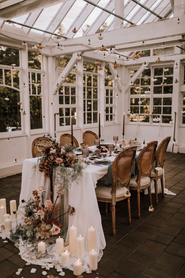 Reception table Vancouver Island Greenhouse