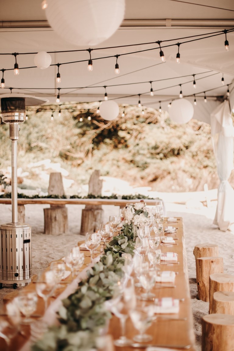 Radiant in the Redwoods table settings