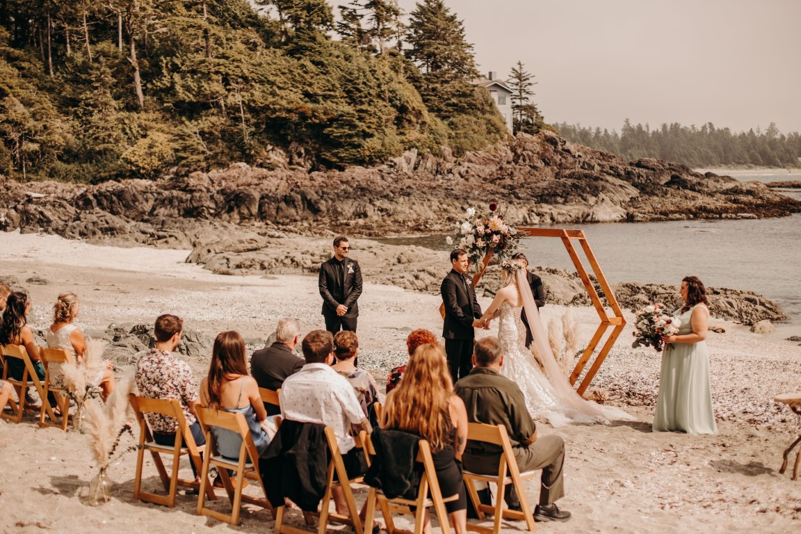 Ceremony on Tofino Beach