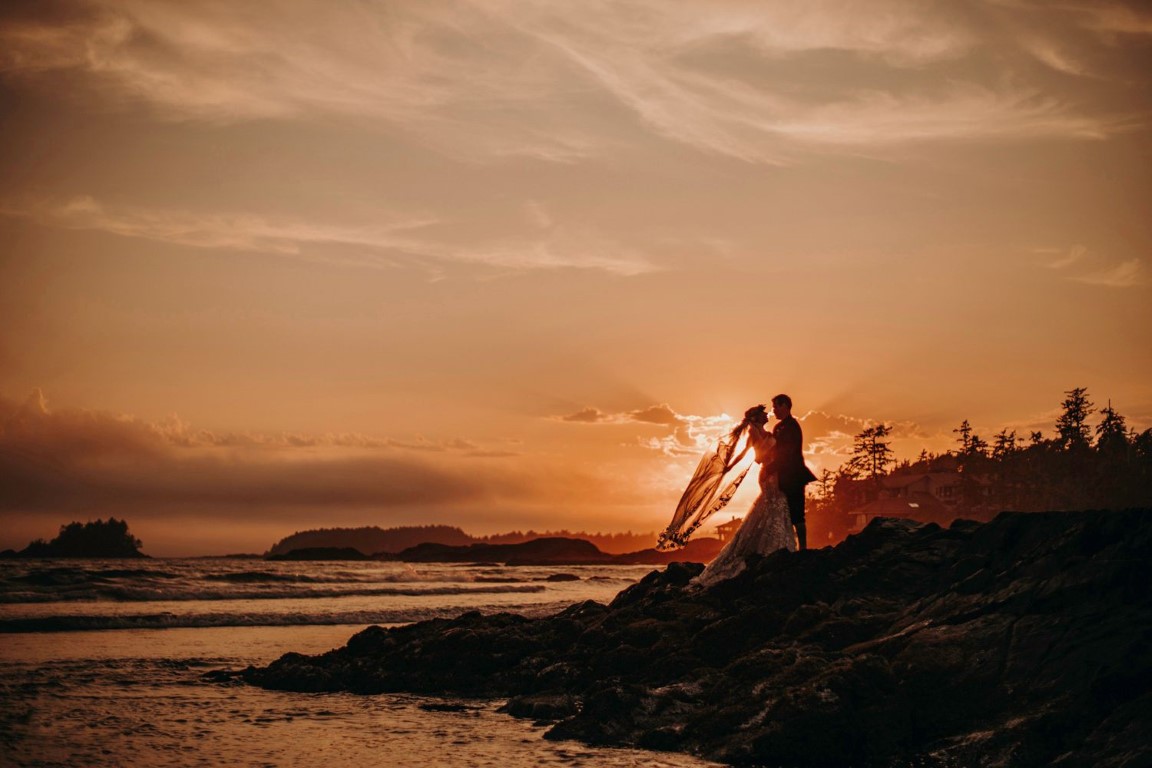 Radiant in the Redwoods Ocean front Couple