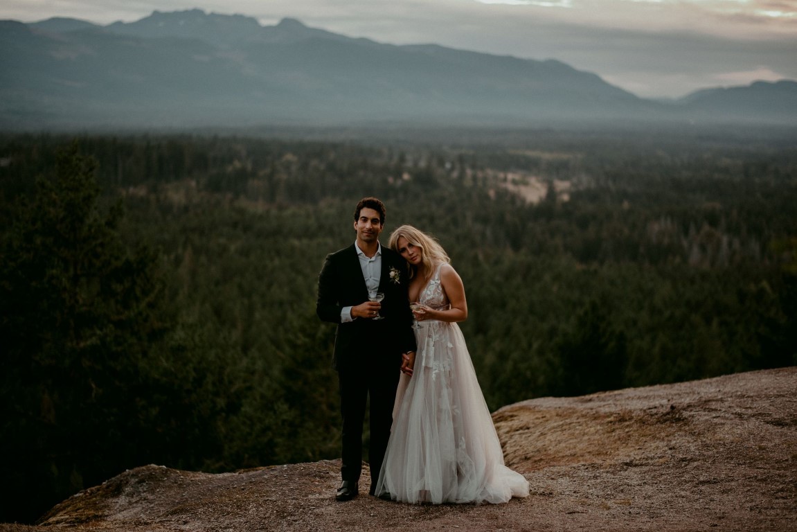 West Coast newlyweds by Dallas and Sabrina Photography