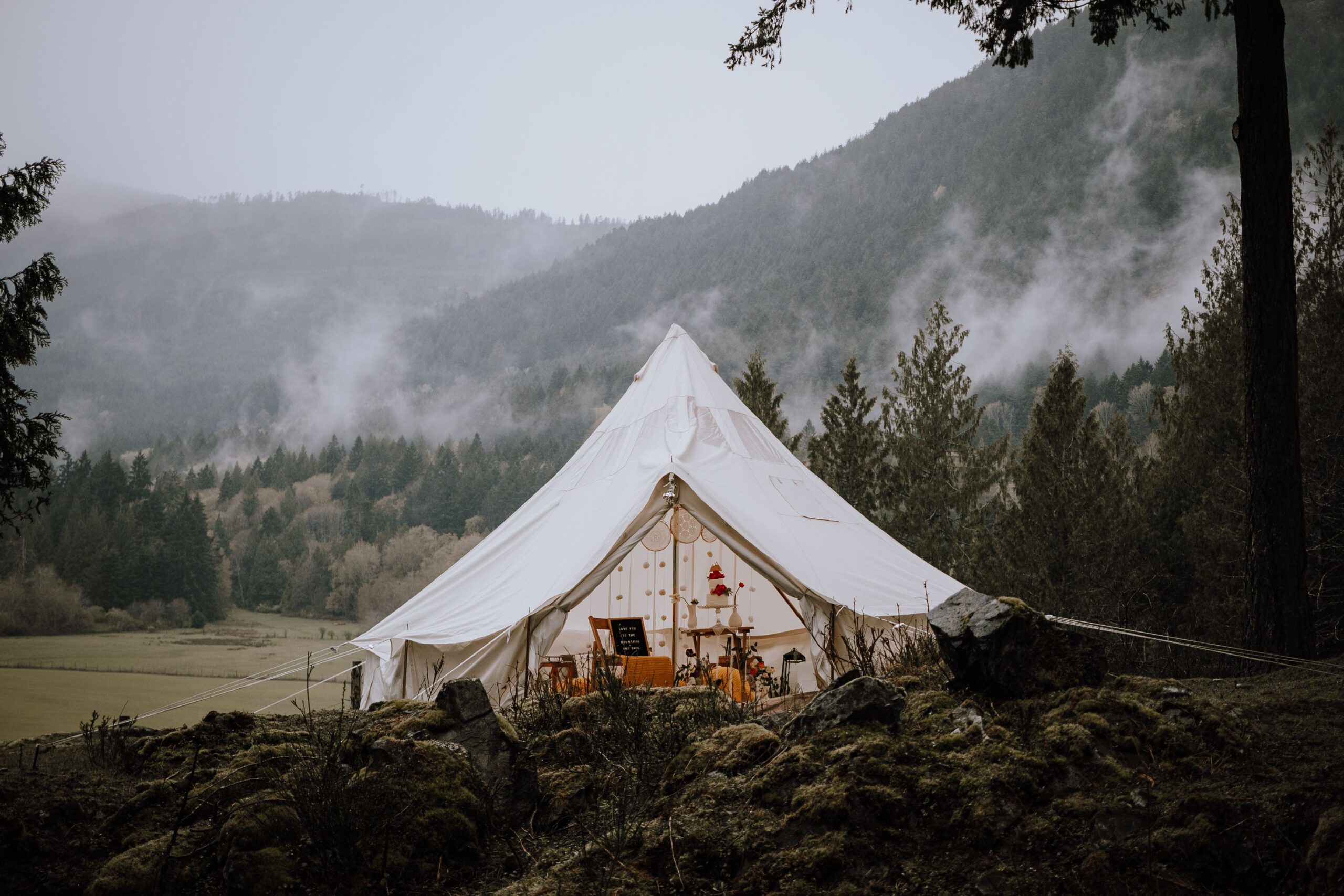 Vows in the Valley Yurt