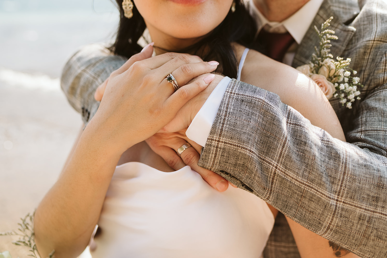 Rings on newlyweds by Jordyn Kelley