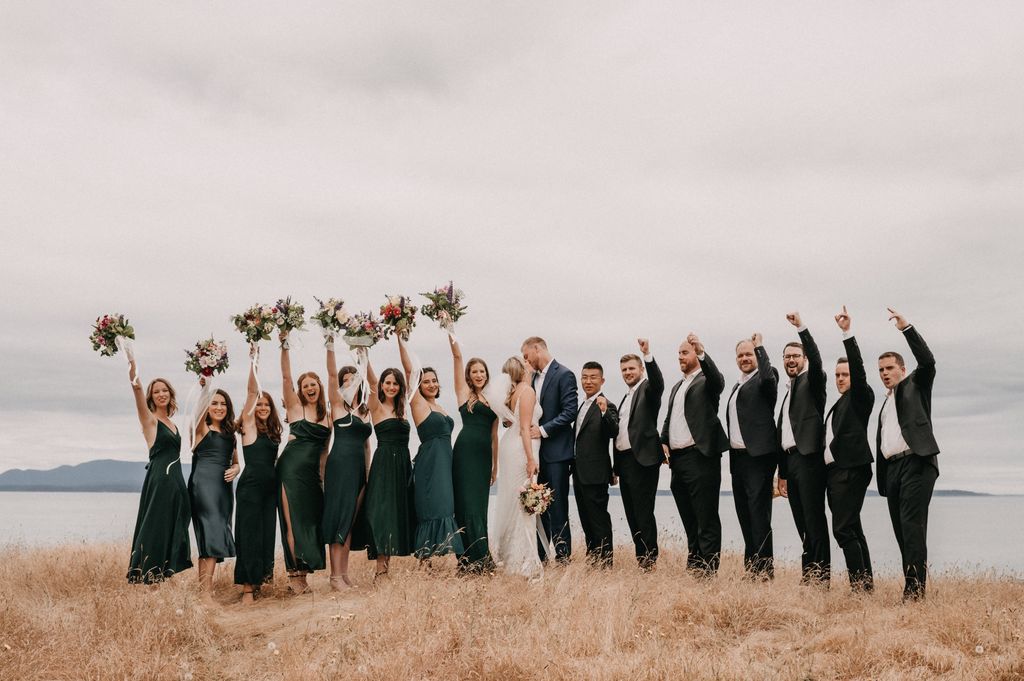 Wedding Party on Pender Island