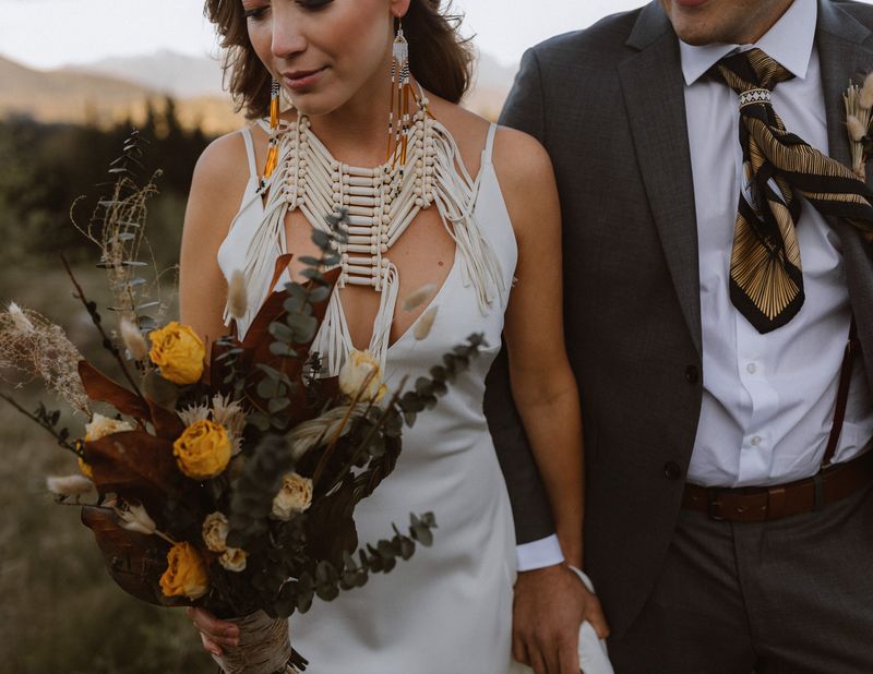 Indigenous Wedding couple by Jen and Brian Photo + Film