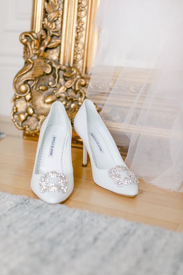 Bridal Shoes Manolo Blahnik for Vancouver bride