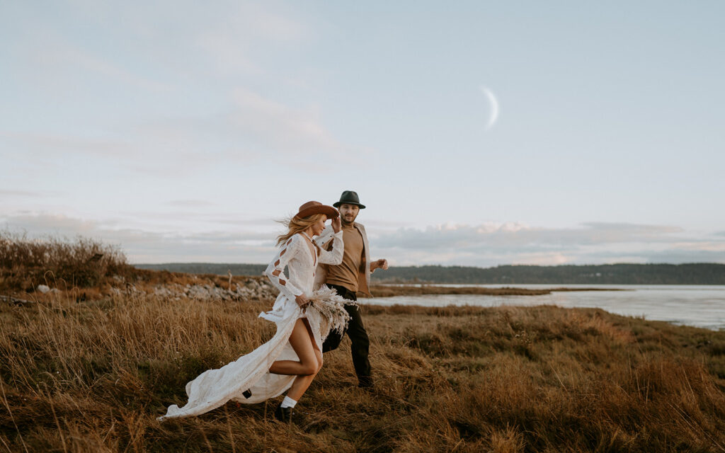 couple by helicopters elope in rocky mountains