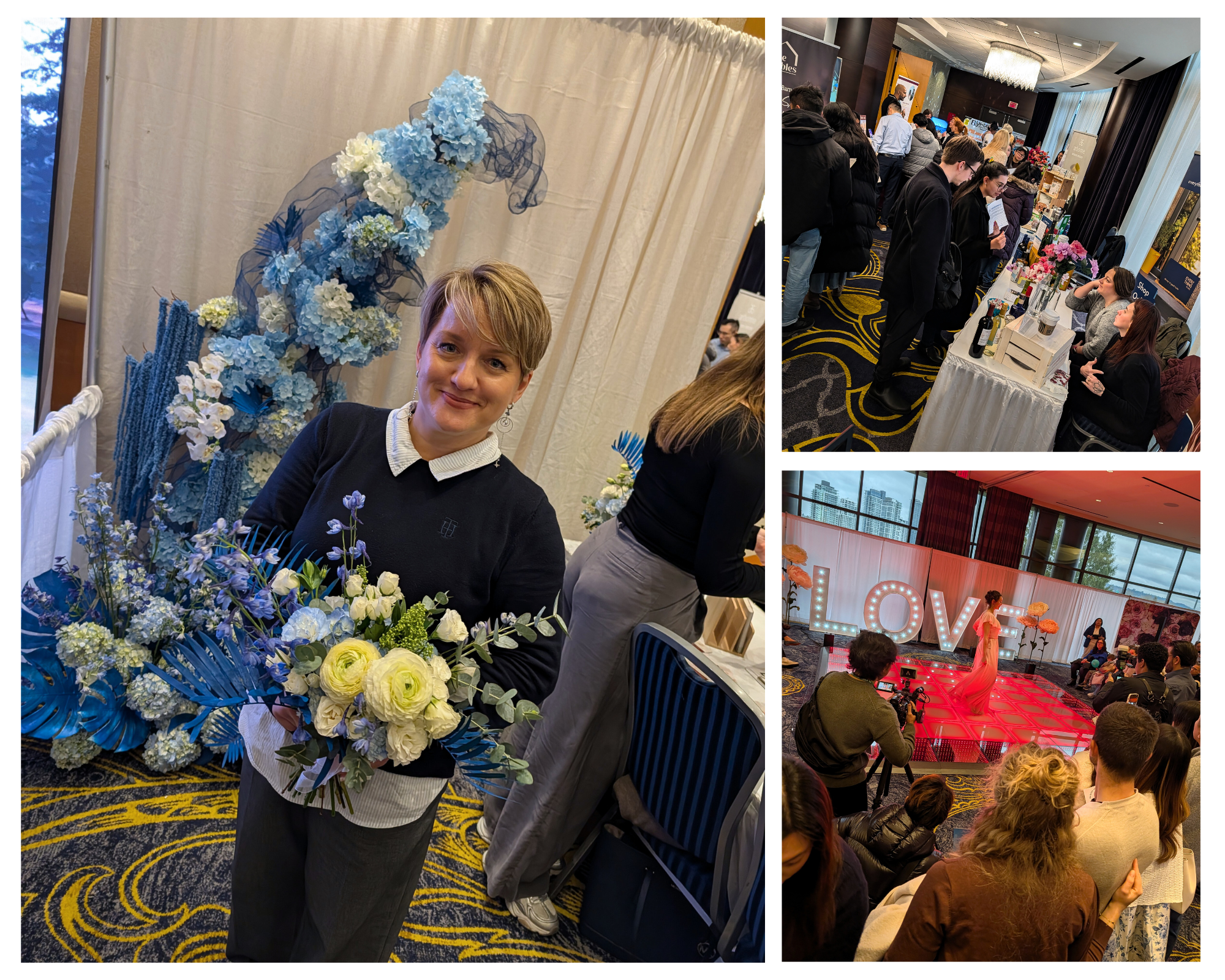 all dressed in white bridal show, west coast weddings, bridal event, helen siwak, vancouver, bc, yvr, delta hotels