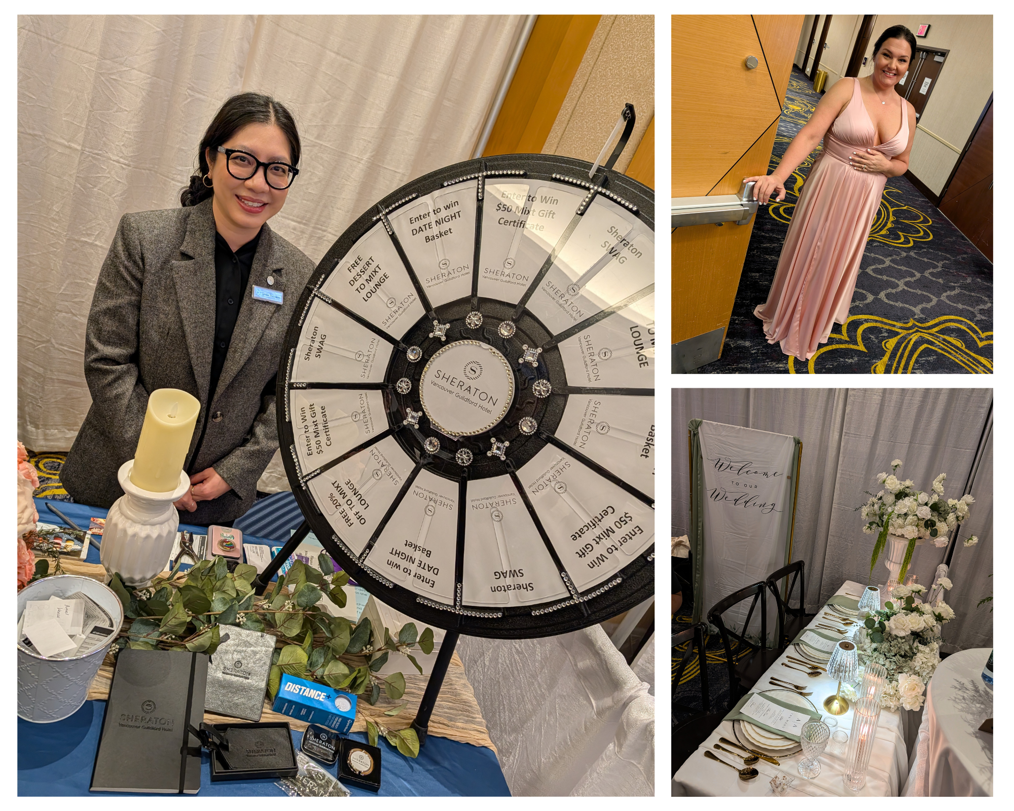 all dressed in white bridal show, west coast weddings, bridal event, helen siwak, vancouver, bc, yvr, delta hotels